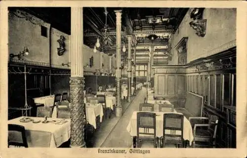 Ak Göttingen in Niedersachsen, Franziskaner, Innenansicht