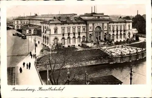 Ak Braunschweig in Niedersachsen, Hauptbahnhof