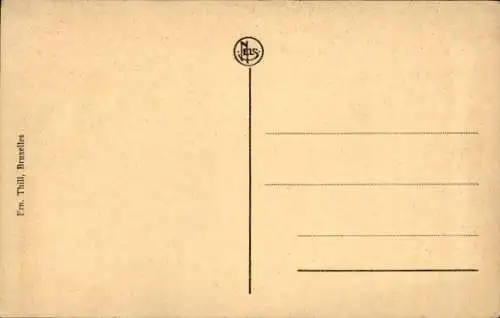 Ak Junge Katze in einer Truhe