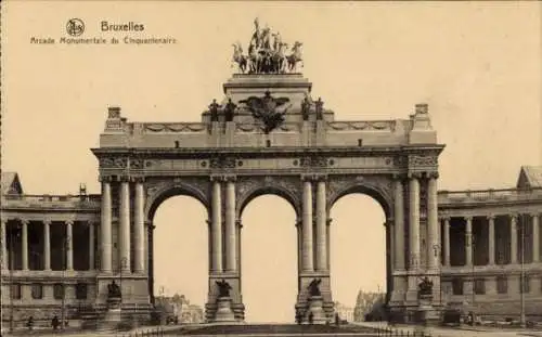 Ak Bruxelles Brüssel, Arcade Monumentale du Cinquantenaire