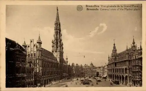 Ak Bruxelles Brüssel, Marktplatz