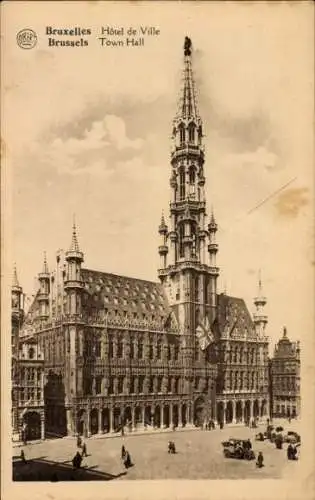 Ak Bruxelles Brüssel, Rathaus