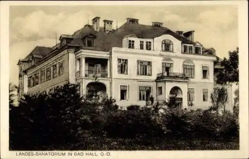 Ak Bad Hall Oberösterreich, Landes-Sanatorium