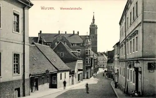 Ak Wurzen in Sachsen, Wenceslaistraße