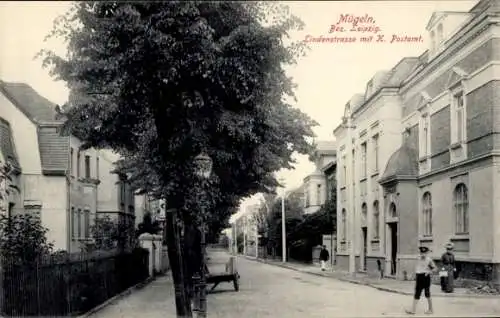 Ak Mügeln in Sachsen, Lindenstraße, Post