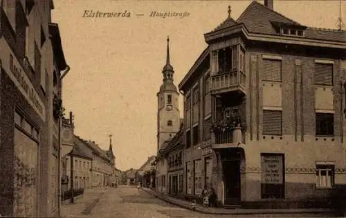 Ak Elsterwerda in Brandenburg, Hauptstraße