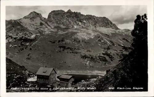 Ak Dalaas Vorarlberg, Freiburger Hütte, Formarinsee