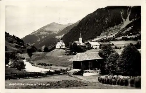 Ak Gaschurn in Vorarlberg, Montafon, Gesamtansicht