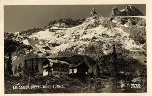 Ak Tschagguns in Vorarlberg, Lindauer Hütte