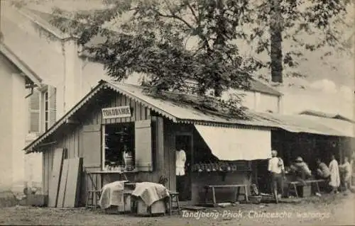 Ak Tanjung Priok Jakarta, Indonesien, chinesische Warongs