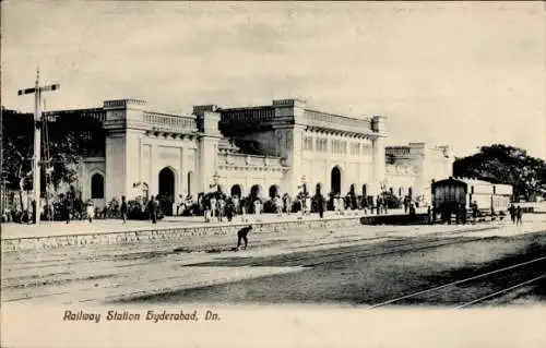 Ak Hyderabad Indien, Bahnhof