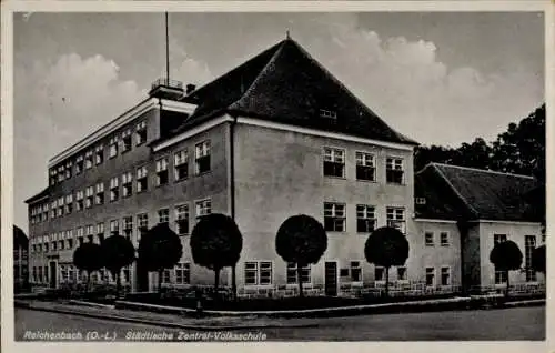 Ak Reichenbach in der Oberlausitz, Städtische Zentral Volksschule