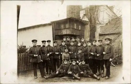 Foto Zittau in Sachsen, Gruppenportrait der Kompagnie