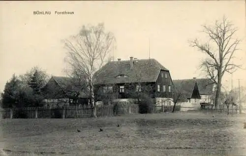 Ak Dresden Bühlau, Partie am Forsthaus