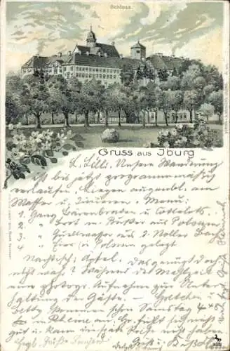 Litho Bad Iburg am Teutoburger Wald, Schloss