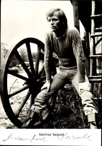 Ak Schauspieler Manfred Seipold, Autogramm, Portrait