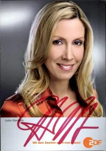 Ak Schauspielerin Julia Horvath, Portrait, Autogramm