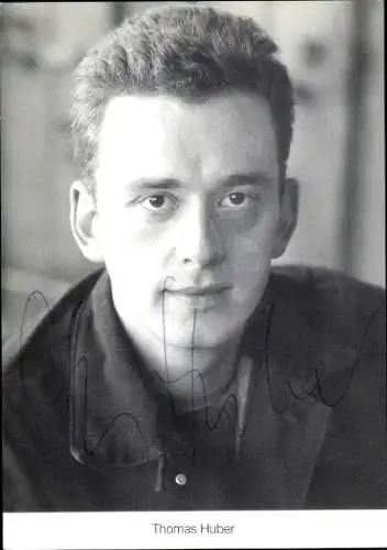 Ak Schauspieler Boris Huber, Portrait als Boris Ecker in Lindenstraße, Autogramm