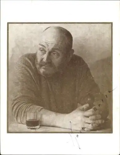 Ak Schauspieler Rolf Hoppe, Portrait, Autogramm