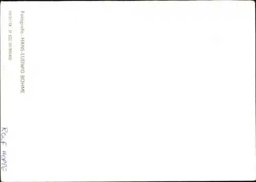 Ak Schauspieler Rolf Hoppe, Portrait, Autogramm