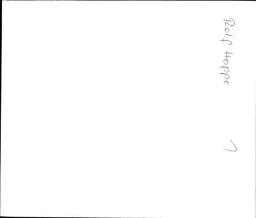 Ak Schauspieler Rolf Hoppe, Portrait, Autogramm