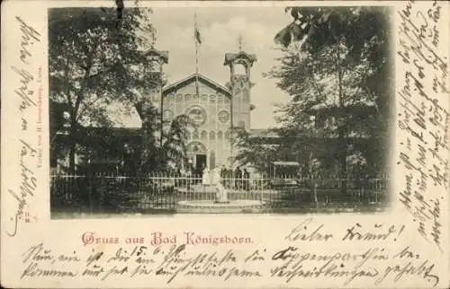 Ak Königsborn Unna im Ruhrgebiet, Badehaus