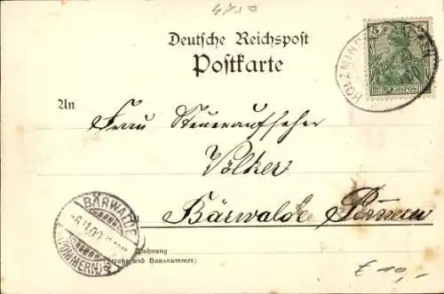 Ak Unna in Westfalen, Marktplatz, Kriegerdenkmal