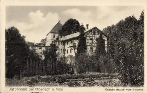 Ak Biberach an der Riß in Oberschwaben, Jordanbad, Badhaus