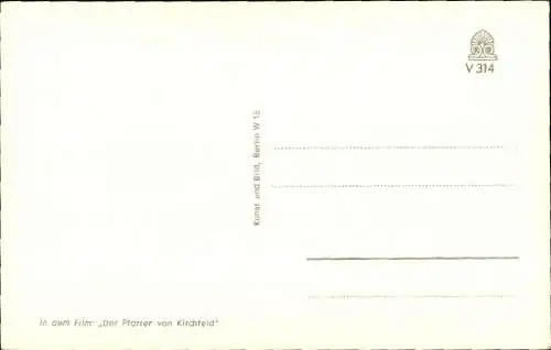 Ak Schauspieler Claus Holm, Portrait, Autogramm, der Pfarrer von Kirchfeld