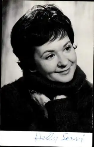 Ak Schauspielerin Helly Servi, Portrait, Autogramm
