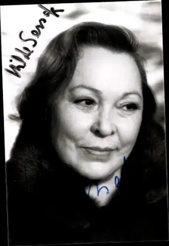 Ak Schauspielerin Hilde Sessak, Portrait, Autogramm