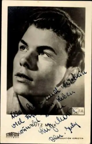 Ak Schauspieler Lutz Moik, Portrait, Autogramm