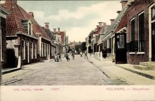 Ak Holwerd Noardeast Fryslân Friesland Niederlande, Dorpstraat