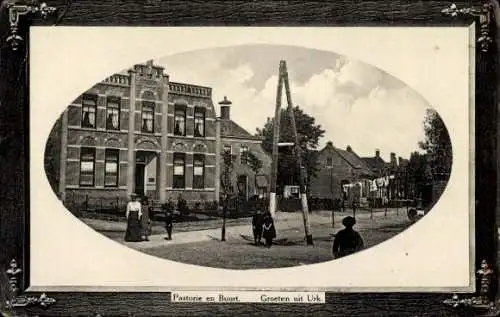 Passepartout Ak Urk Flevoland Niederlande, Pastorie, Buurt