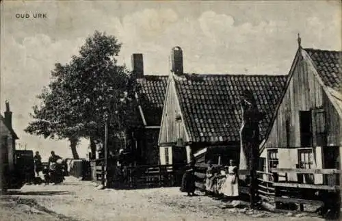 Ak Urk Flevoland Niederlande, Ortsansicht, Häuser