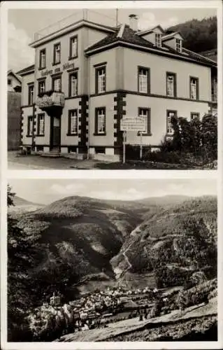 Ak Todtnau im Schwarzwald, Gesamtansicht, Gasthaus zum Feldberg