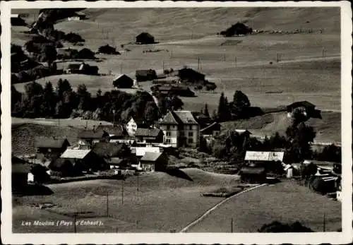 Ak Les Moulins Kt. Vaud, Pays-d’Enhaut, Panorama