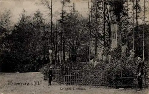 Ak Wittenburg in Mecklenburg, Kriegerdenkmal