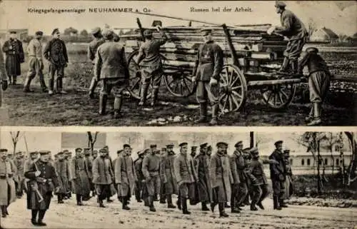 Ak Świętoszów Neuhammer am Queis Schlesien, Russen bei der Arbeit