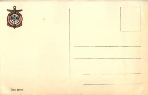 Ak Deutsche Kriegsschiffe, Hochseeflotte in Kiellinie, Kaiserliche Marine