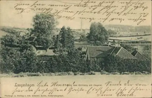 Ak Langenhagen in Niedersachsen?, Eichberg, Ziegelei