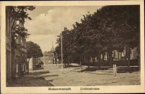 Ak Hohenwestedt in Holstein, Lindenstraße