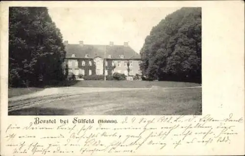 Ak Sülfeld in Holstein, Villa, Bäume