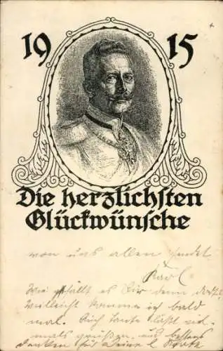 Künstler Ak Kaiser Wilhelm II, Portrait