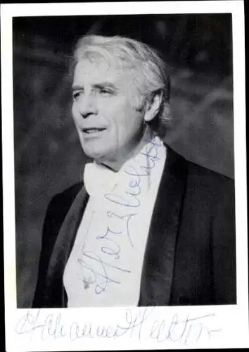 Ak Schauspieler und Sänger Johannes Heesters, Portrait, Film Bühne frei für Narika, Autogramm