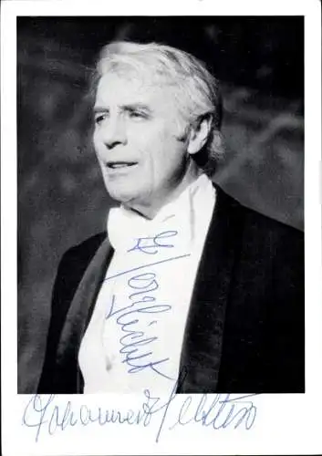 Ak Schauspieler und Sänger Johannes Heesters, Portrait, Autogramm