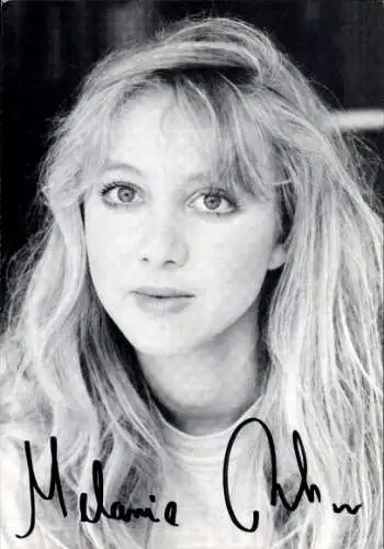 Ak Schauspielerin Melanie Rühmann, Portrait, Autogramm
