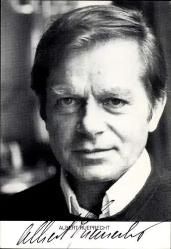 Ak Schauspieler Albert Rueprecht, Portrait, Autogramm