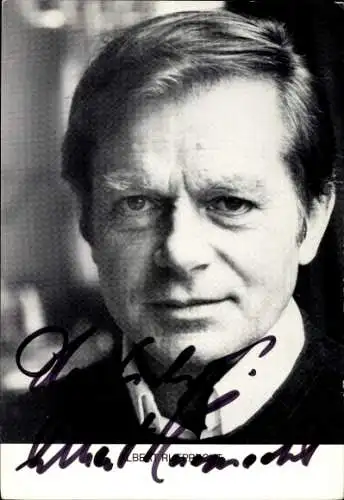 Ak Schauspieler Albert Rueprecht, Portrait, Autogramm