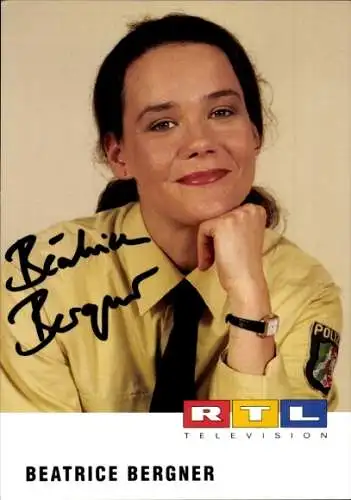Ak Schauspielerin Beatrice Bergner, Portrait, Autogramm